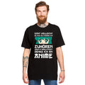 Imagen del producto Camiseta negra 'Estoy pensando en anime'