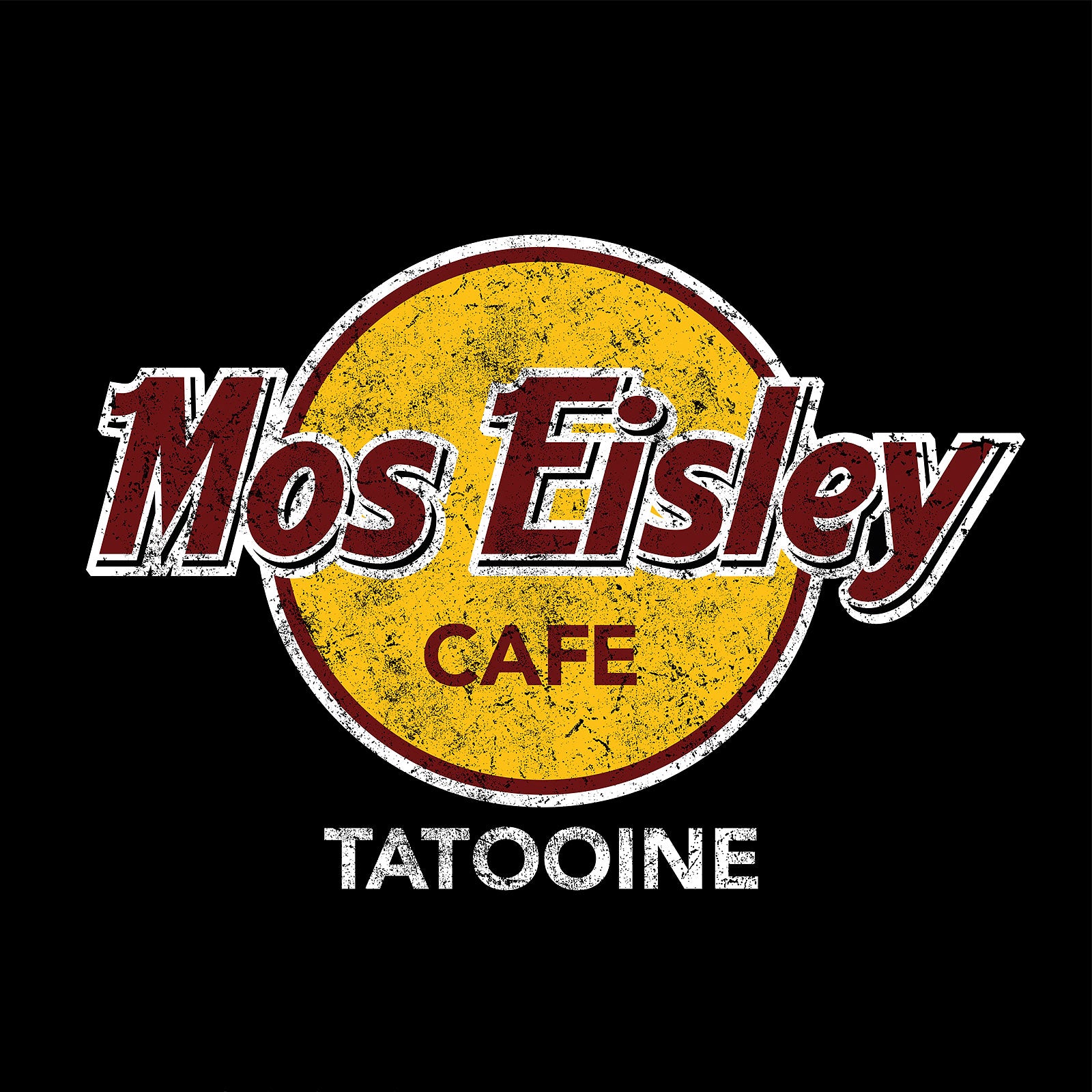 Imagen del producto Camiseta del Café Mos Eisley para fans de Star Wars negra