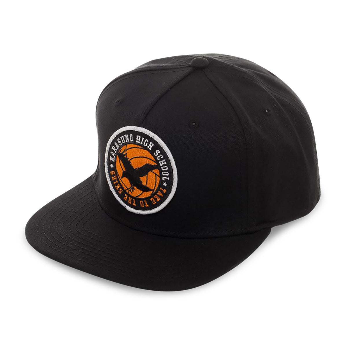 Imagen del producto Haikyu!! - Gorra Snapback con logo de la escuela secundaria Crows en negro