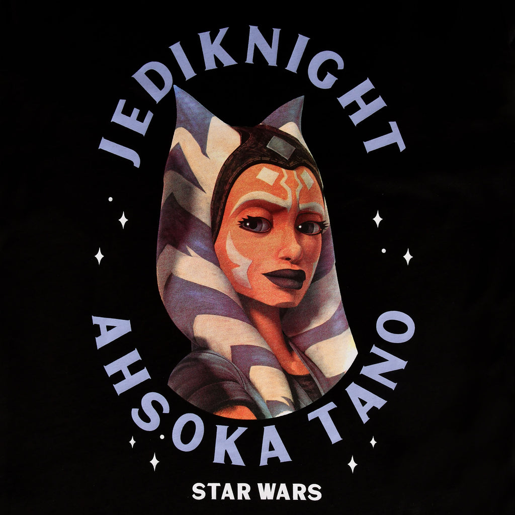 Imagen del producto Star Wars - Camiseta negra con la cara de Ahsoka Tano