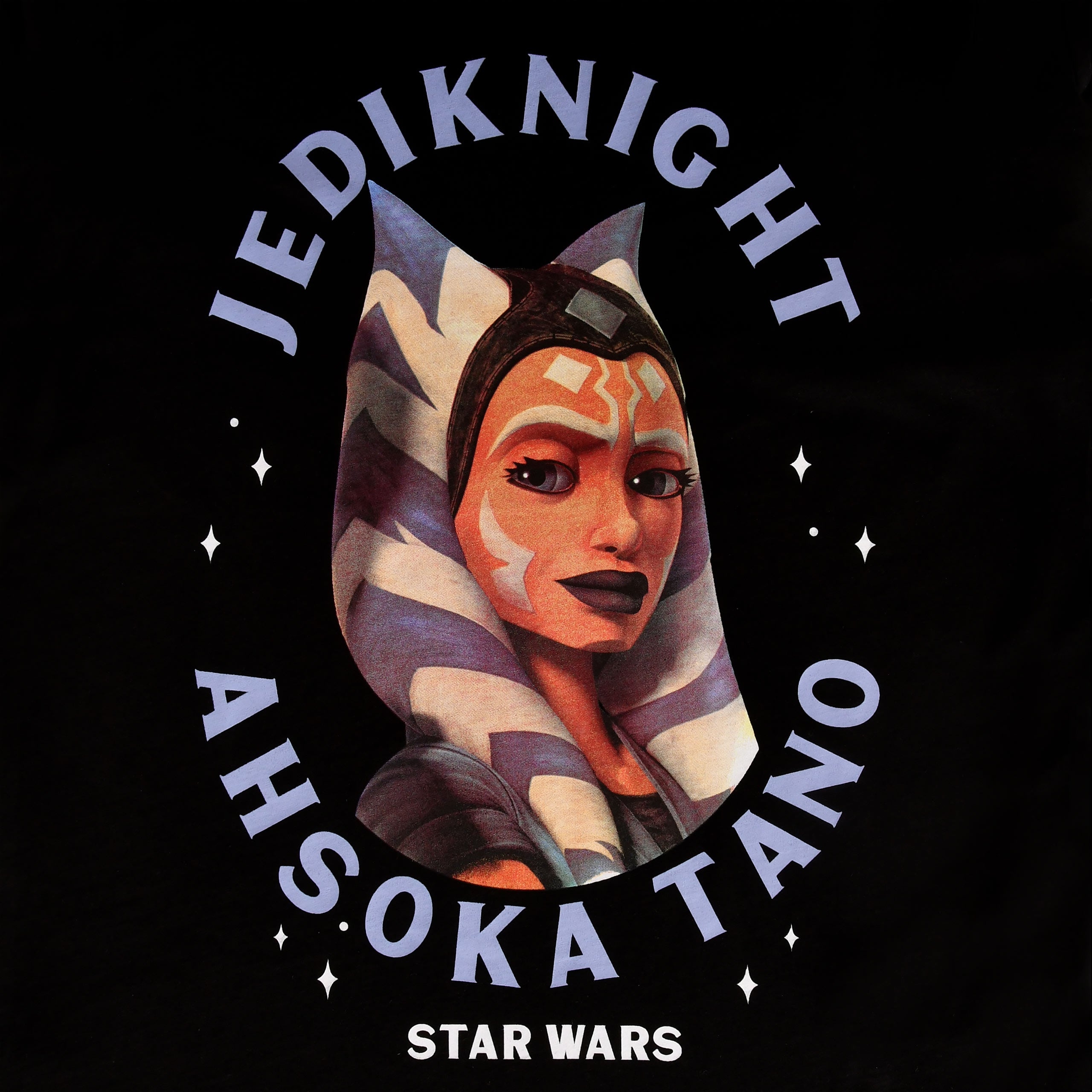 Imagen del producto Star Wars - Camiseta negra con la cara de Ahsoka Tano