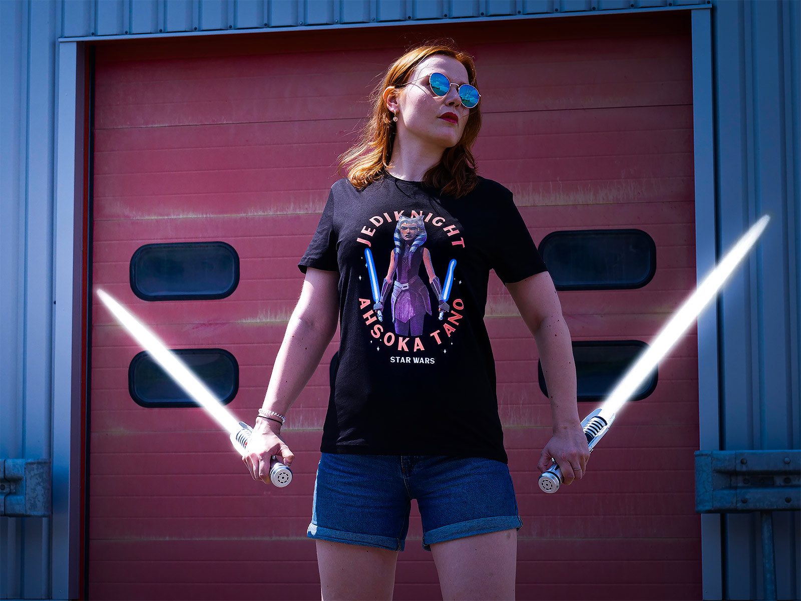 Imagen del producto Star Wars - Camiseta negra de Ahsoka Tano