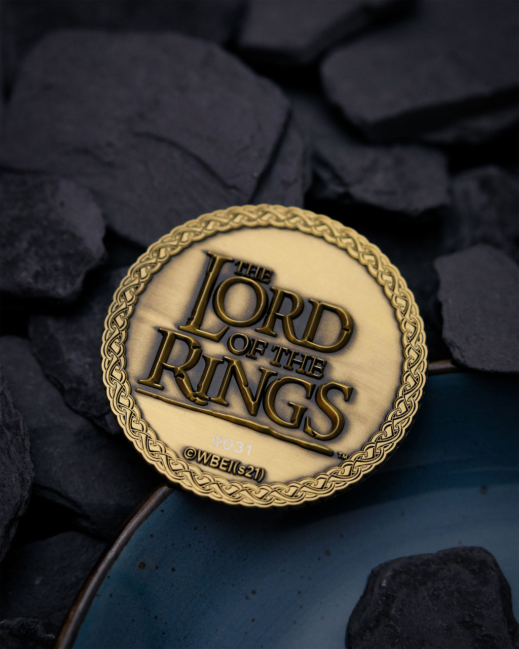 Imagen del producto El Señor de los Anillos - Moneda Coleccionable Broche de Hoja
