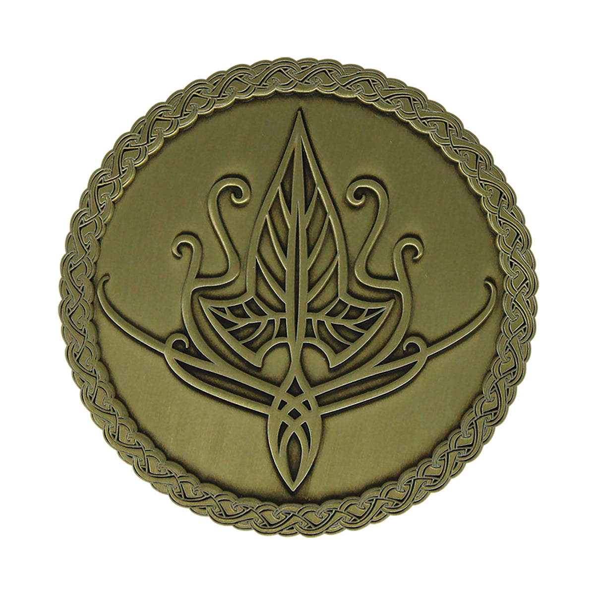 Imagen del producto El Señor de los Anillos - Moneda Coleccionable Broche de Hoja