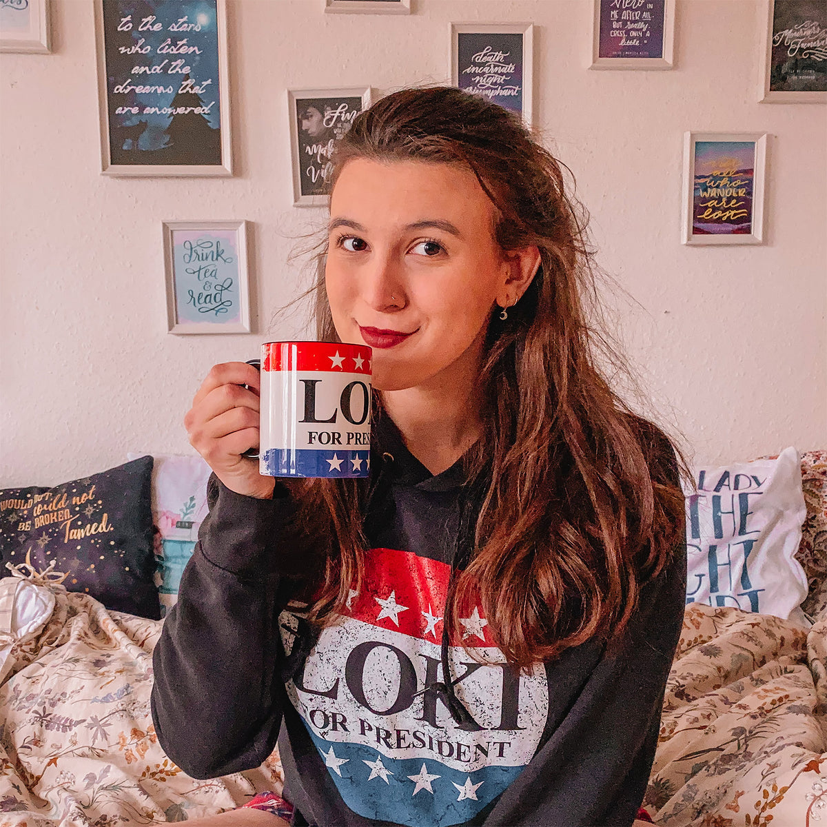 Imagen del producto Taza For President para fans de Loki