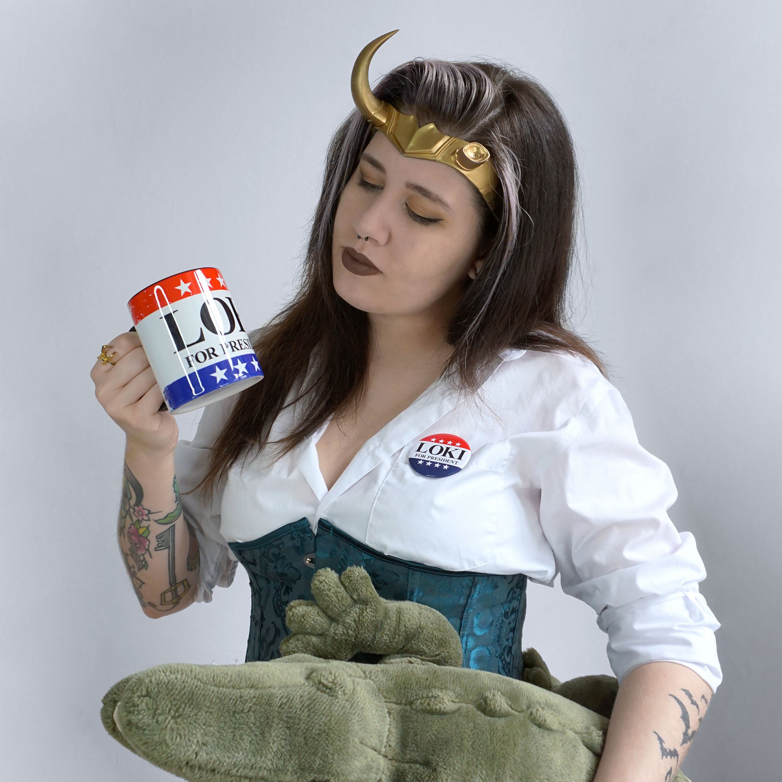 Imagen del producto Taza For President para fans de Loki