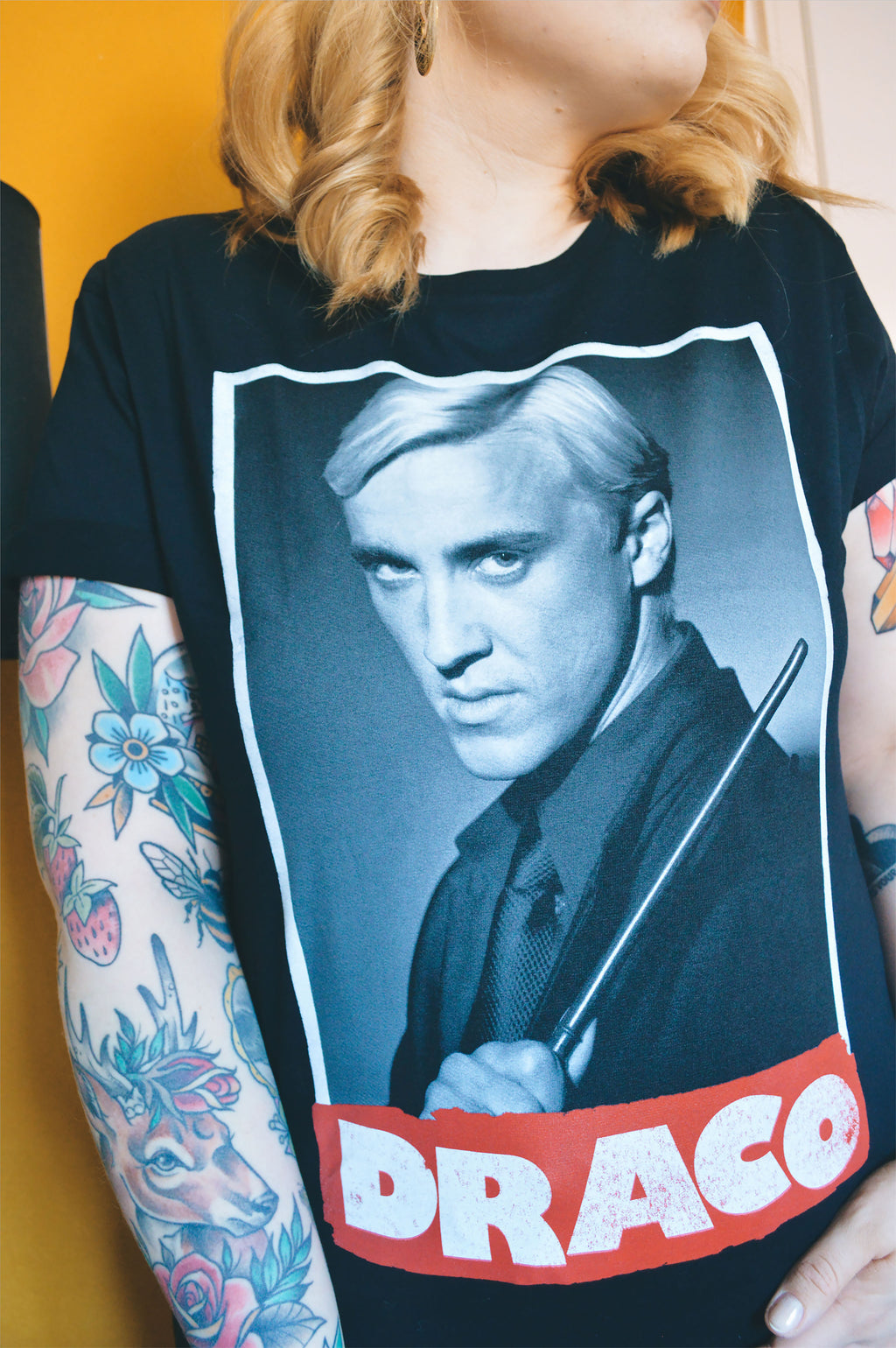 Imagen del producto Harry Potter - Camiseta Draco negra