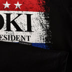Imagen del producto Camiseta negra 'For President' para fans de Loki