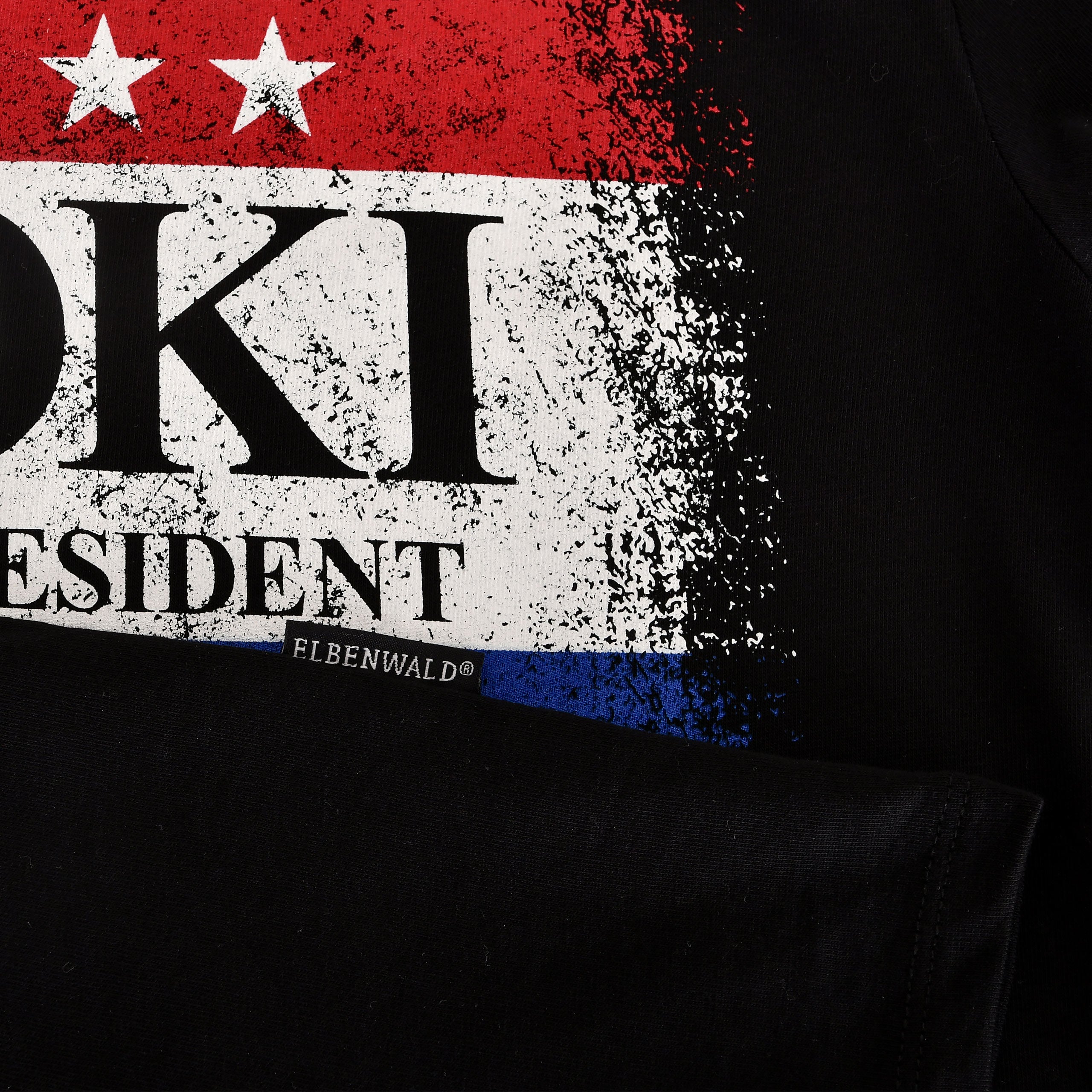 Imagen del producto Camiseta negra 'For President' para fans de Loki