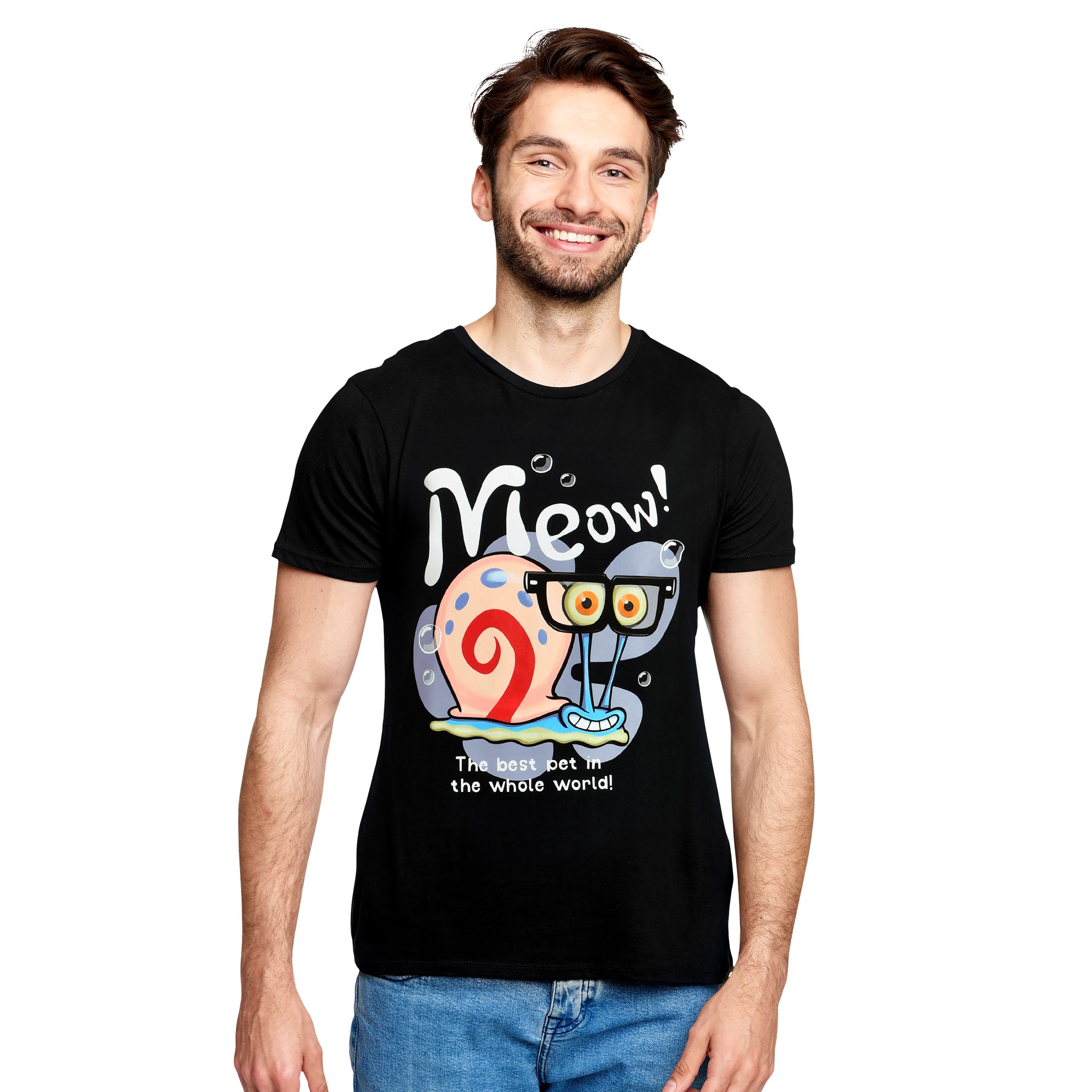 Imagen del producto SpongeBob - Gary Meow! Camiseta negra