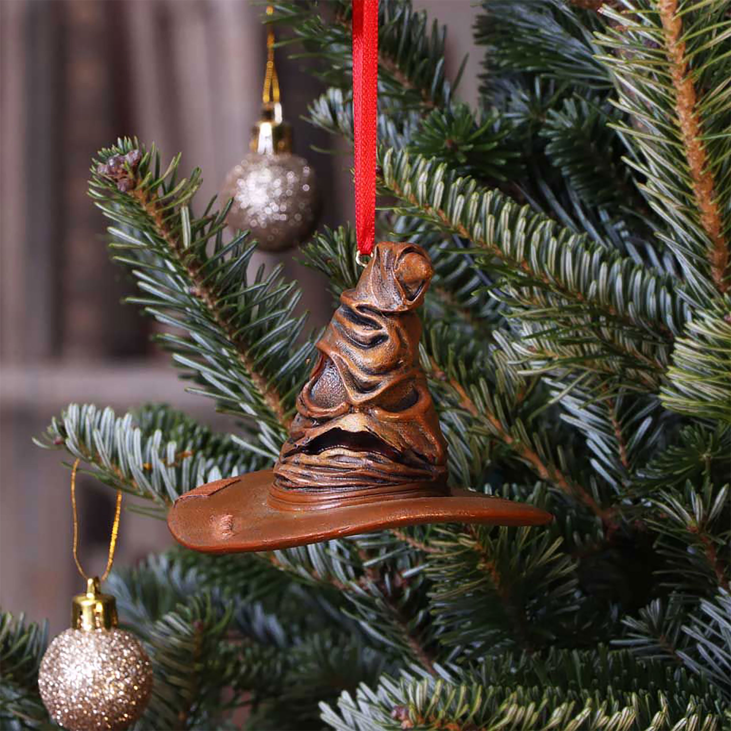 Imagen del producto Harry Potter - Adorno de árbol de Navidad Sombrero Seleccionador Parlante