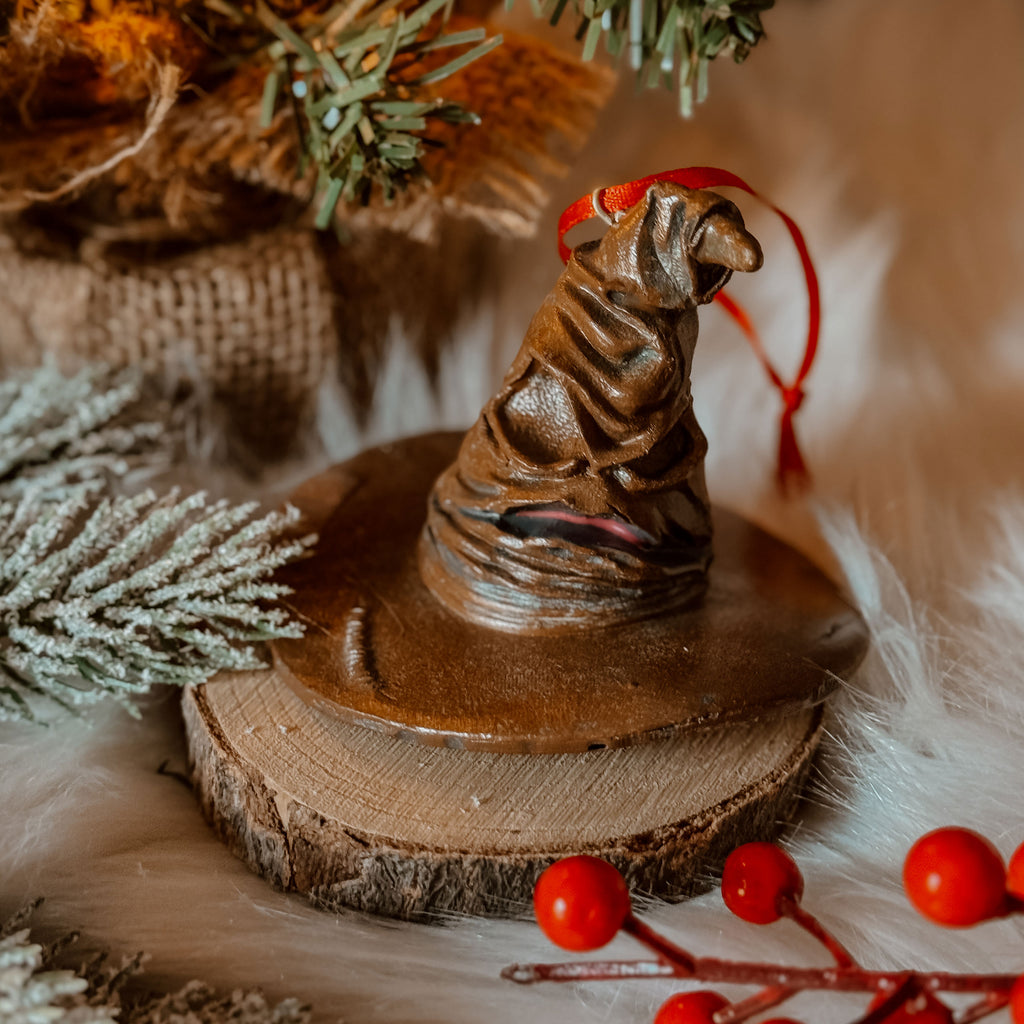 Imagen del producto Harry Potter - Adorno de árbol de Navidad Sombrero Seleccionador Parlante