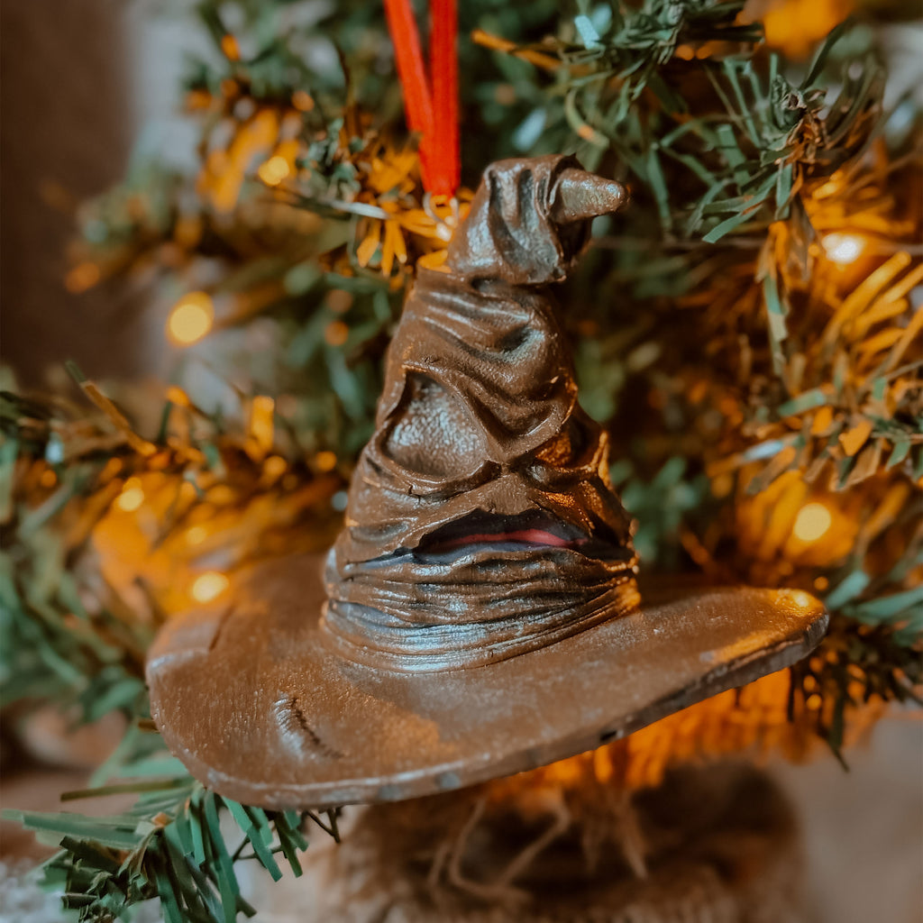 Imagen del producto Harry Potter - Adorno de árbol de Navidad Sombrero Seleccionador Parlante