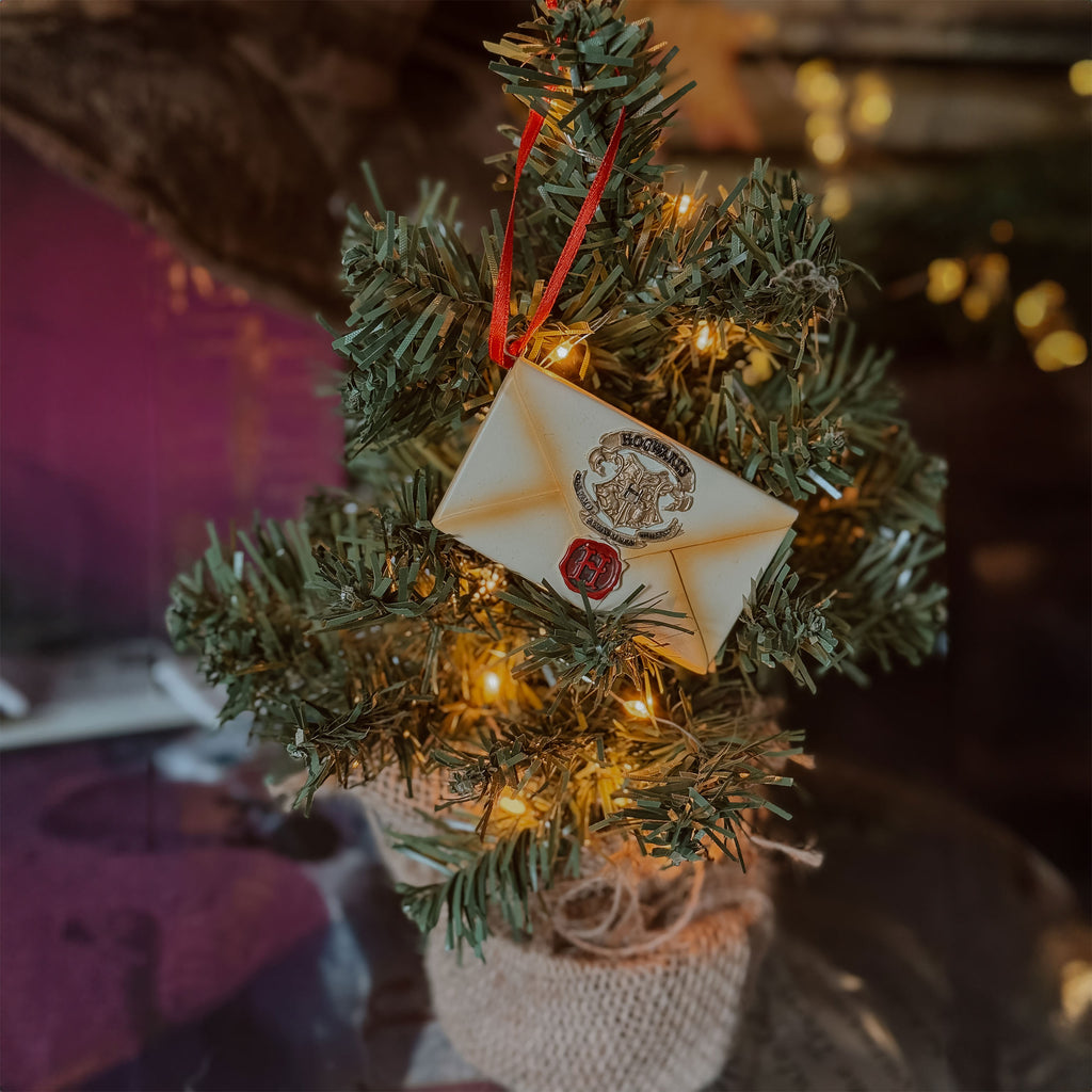 Imagen del producto Harry Potter - Adorno de árbol de Navidad con carta de Hogwarts