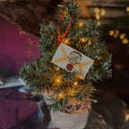 Imagen del producto Harry Potter - Adorno de árbol de Navidad con carta de Hogwarts