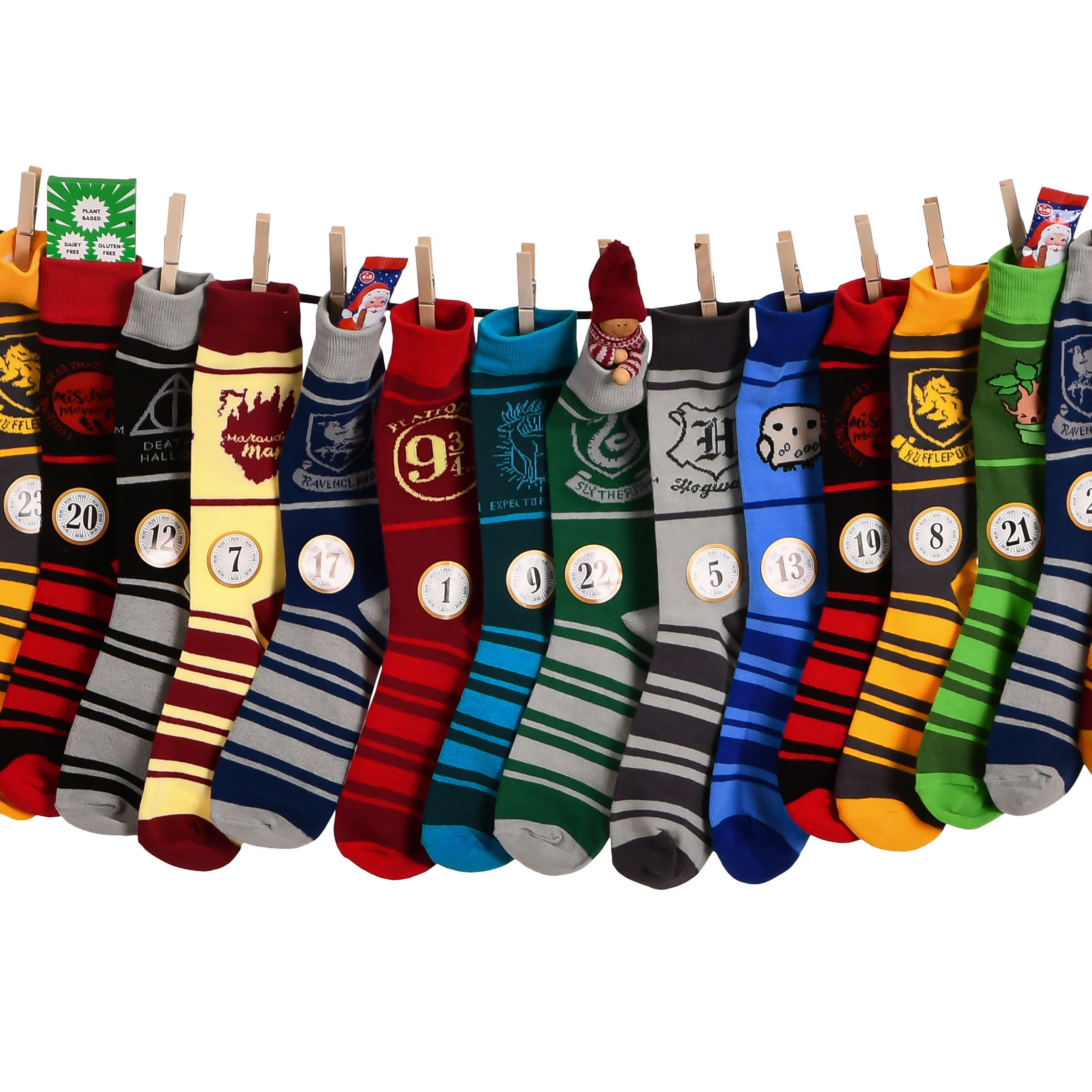Imagen del producto Harry Potter - Calendario de Adviento de calcetines para llenar