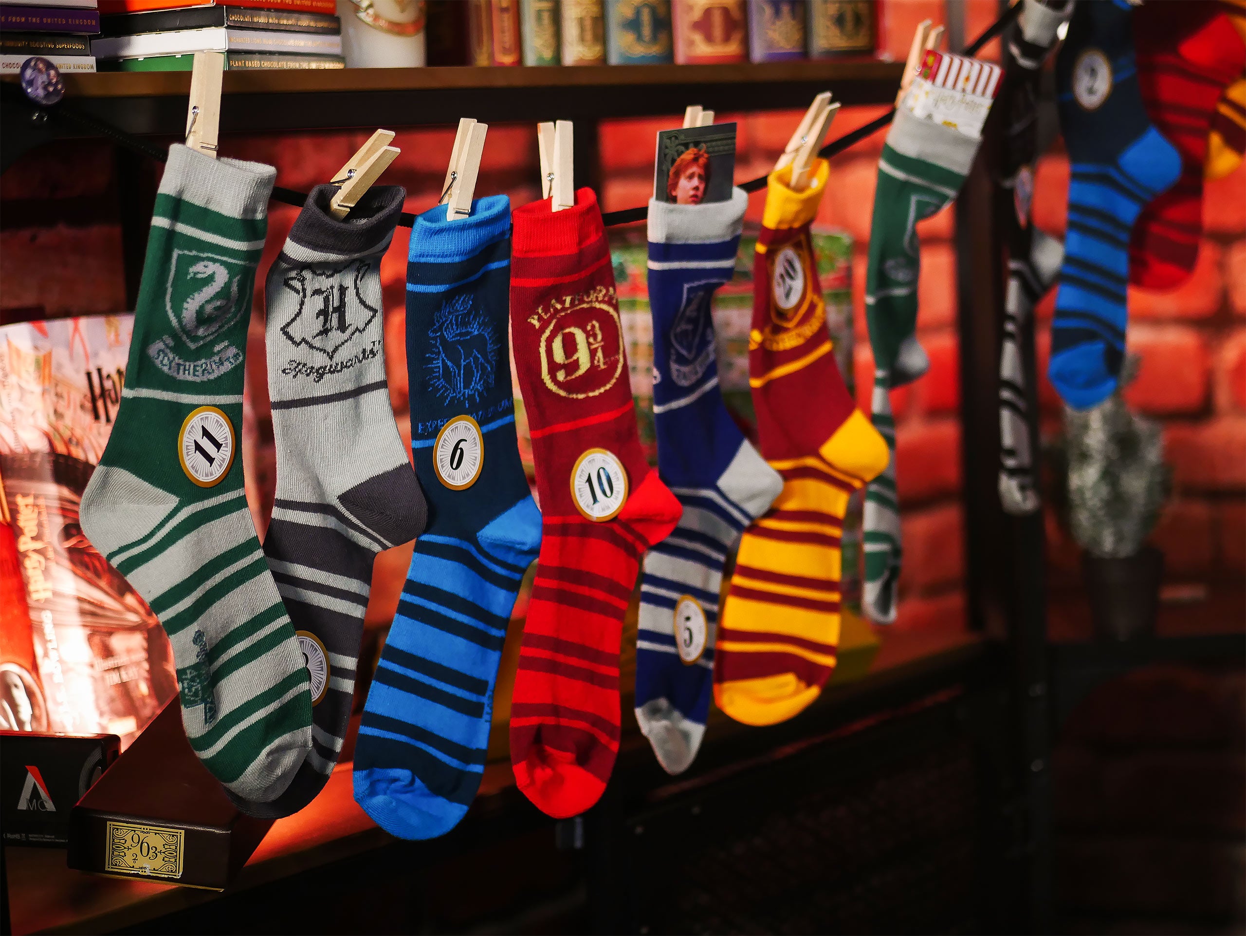 Imagen del producto Harry Potter - Calendario de Adviento de calcetines para llenar