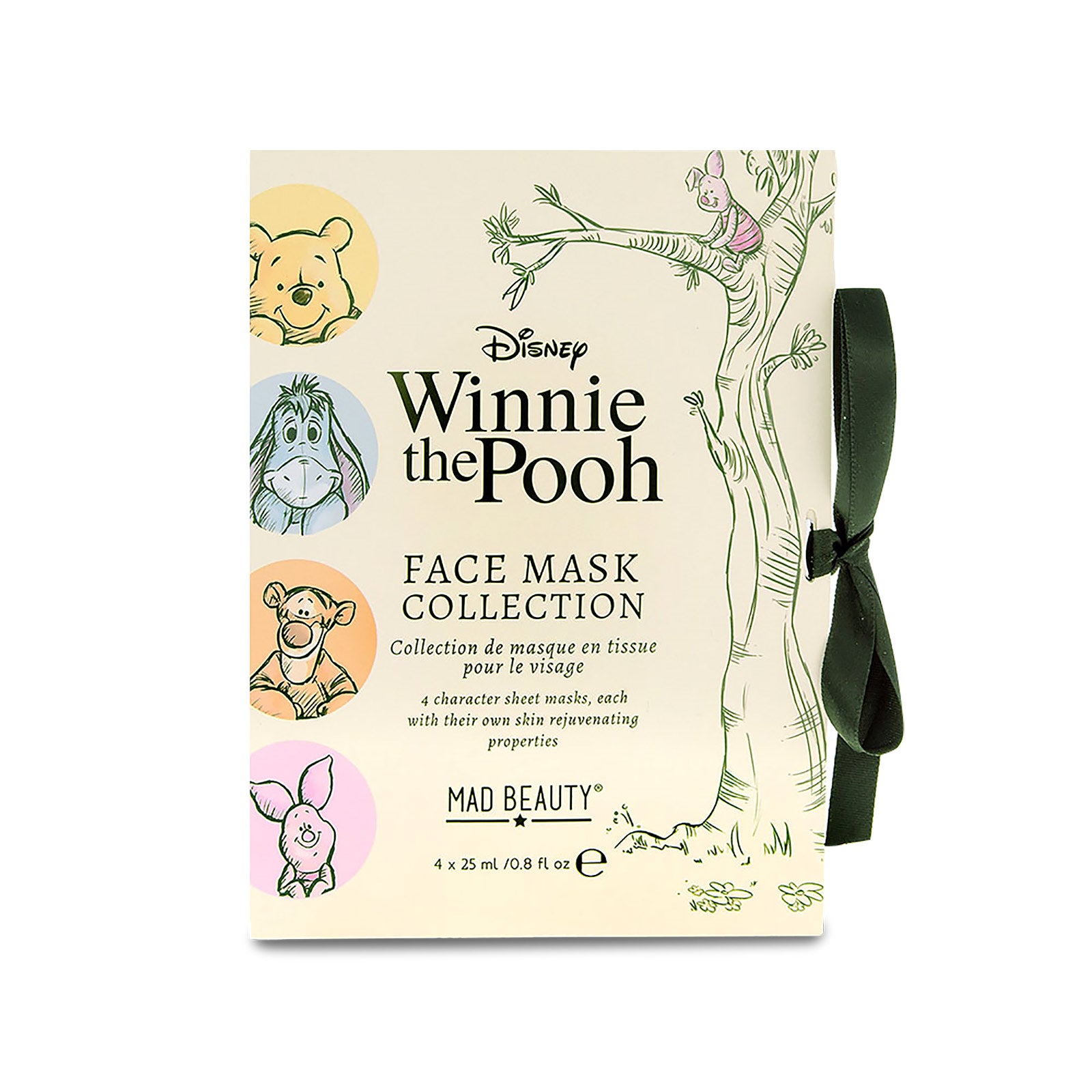 Imagen del producto Disney's Winnie Pooh - Set de 4 máscaras de hoja de personajes
