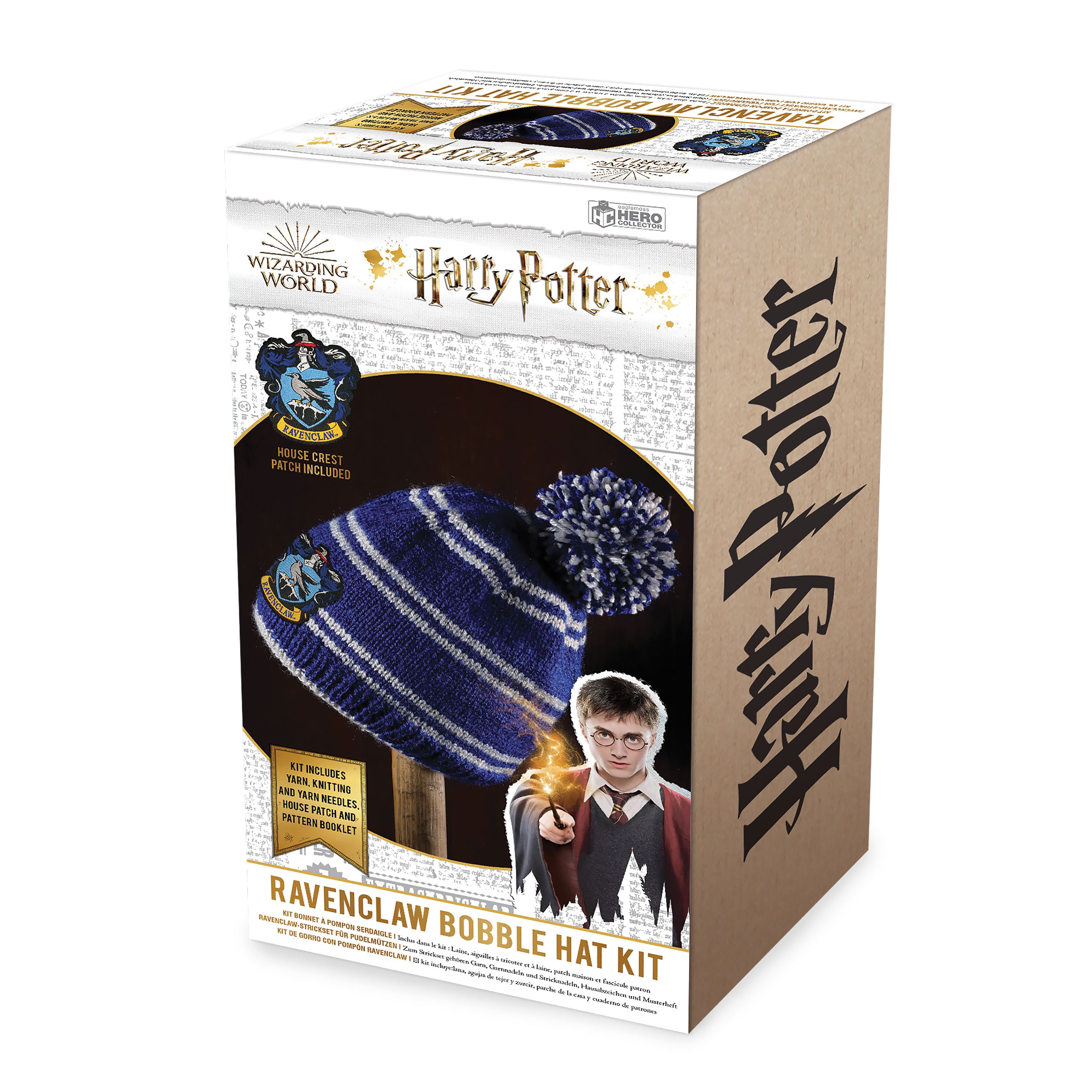 Product image Ravenclaw Bobble Hat Knitting Set - Harry Potter