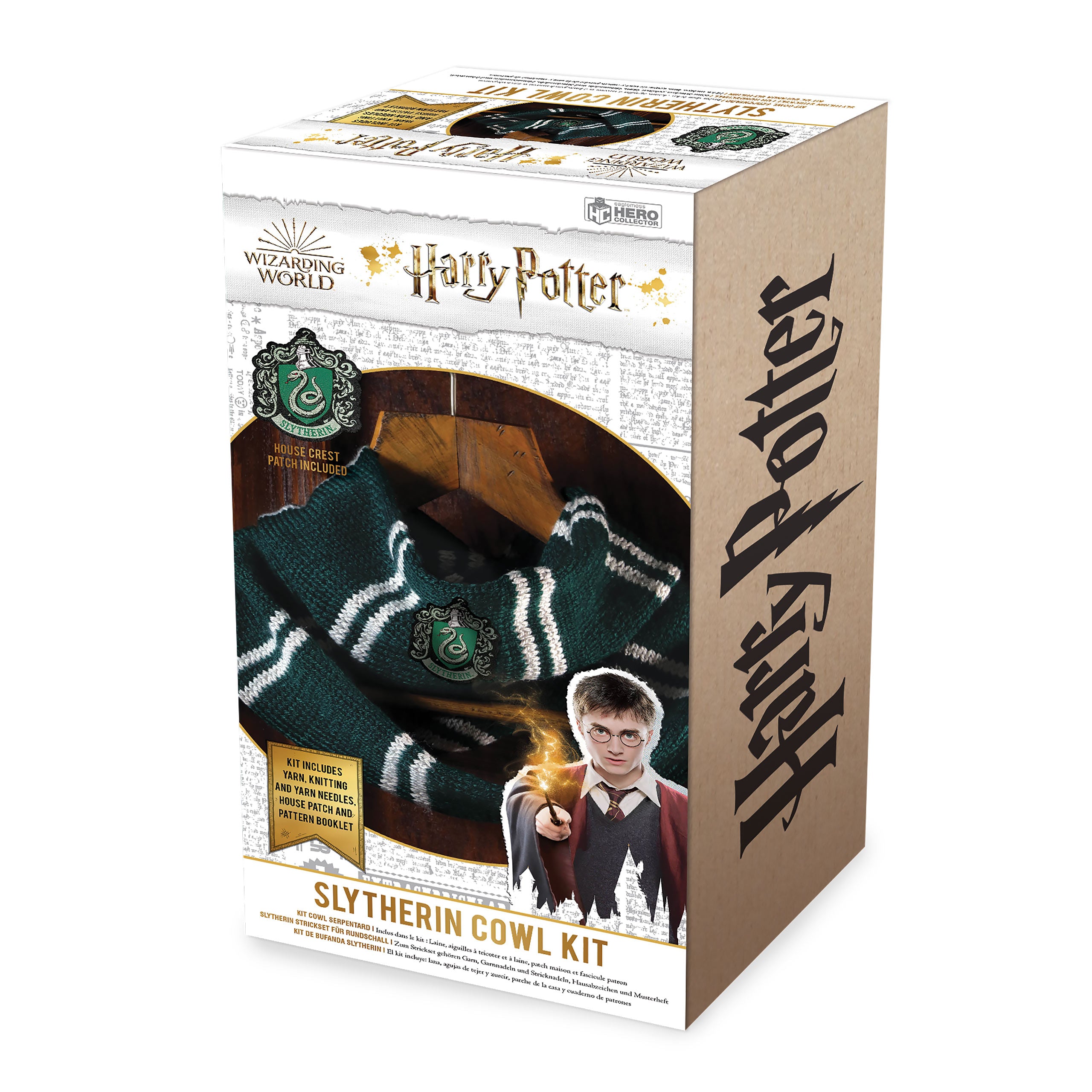 Imagen del producto Set de Tejido Bufanda Circular Slytherin - Harry Potter