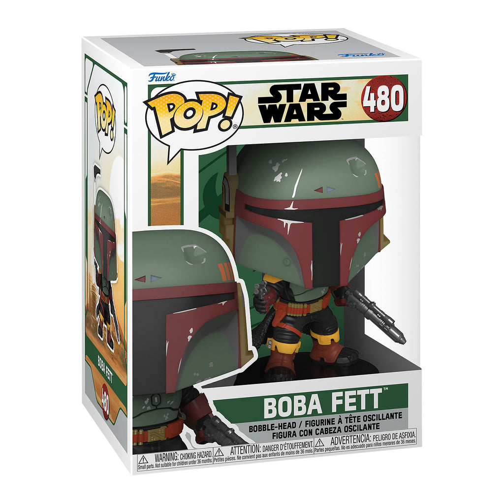 Imagen del producto Figura de cabeza oscilante de Boba Fett Funko Pop - Star Wars The Book of Boba Fett