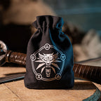 Product image Witcher - Wolf Logo Dice Bag Black