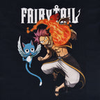 Imagen del producto Fairy Tail - Natsu y Happy Camiseta azul