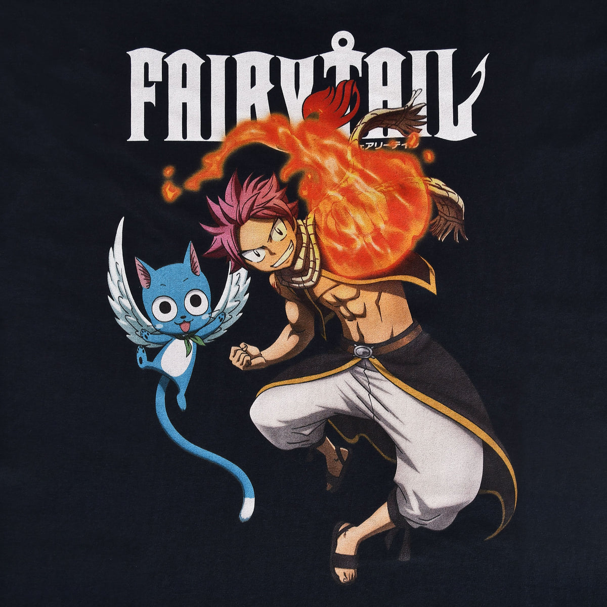 Imagen del producto Fairy Tail - Natsu y Happy Camiseta azul