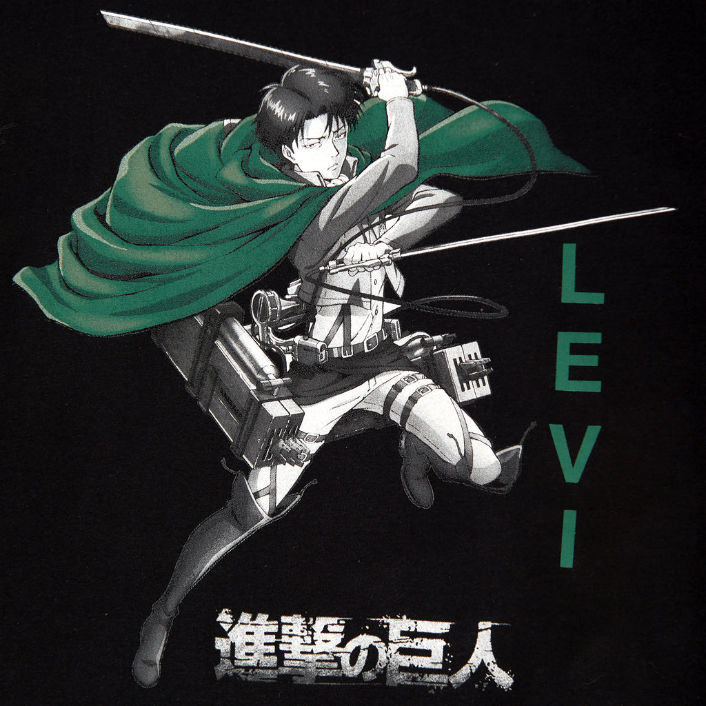 Imagen del producto Attack on Titan - Camiseta Levi negra