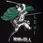 Imagen del producto Attack on Titan - Camiseta Levi negra
