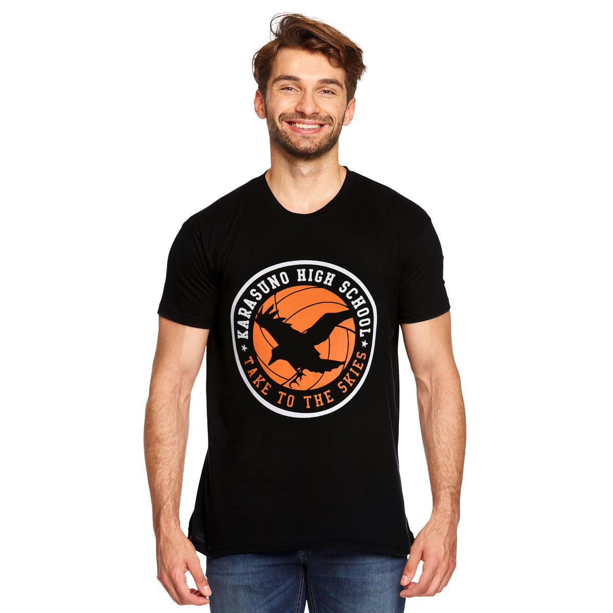 Imagen del producto Haikyu!! - Camiseta negra de la escuela secundaria Karasuno