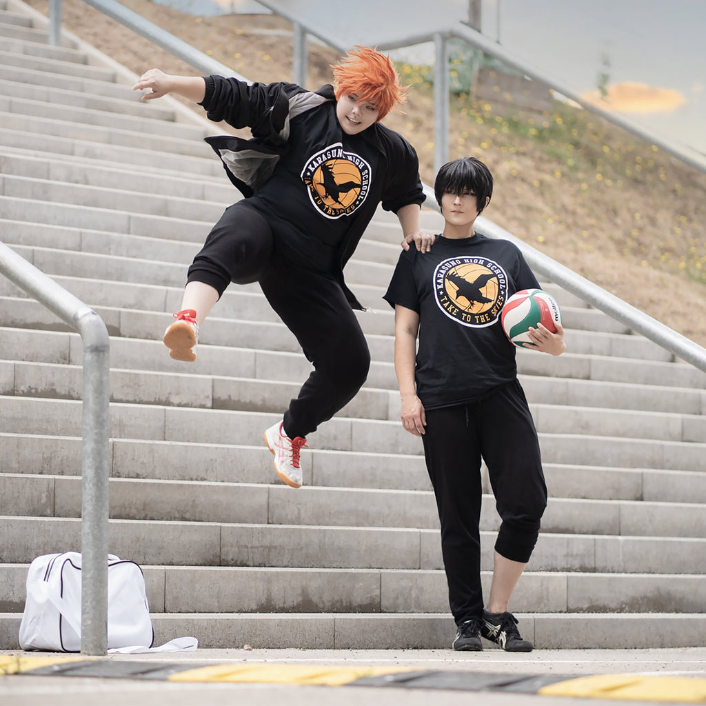 Imagen del producto Haikyu!! - Camiseta negra de la escuela secundaria Karasuno