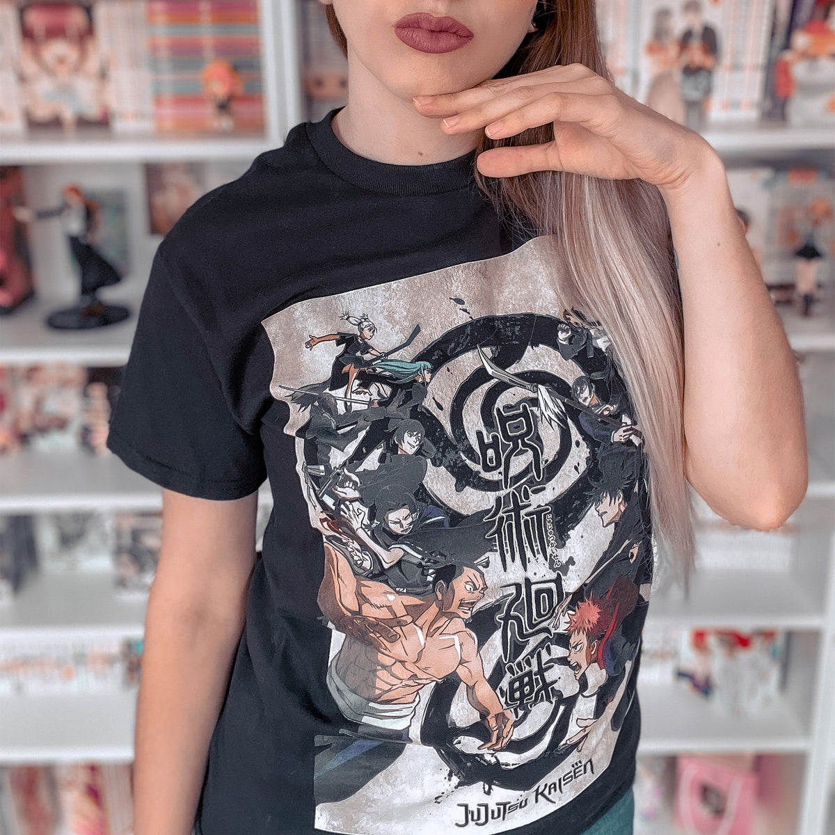 Imagen del producto Jujutsu Kaisen - Camiseta de lucha negra