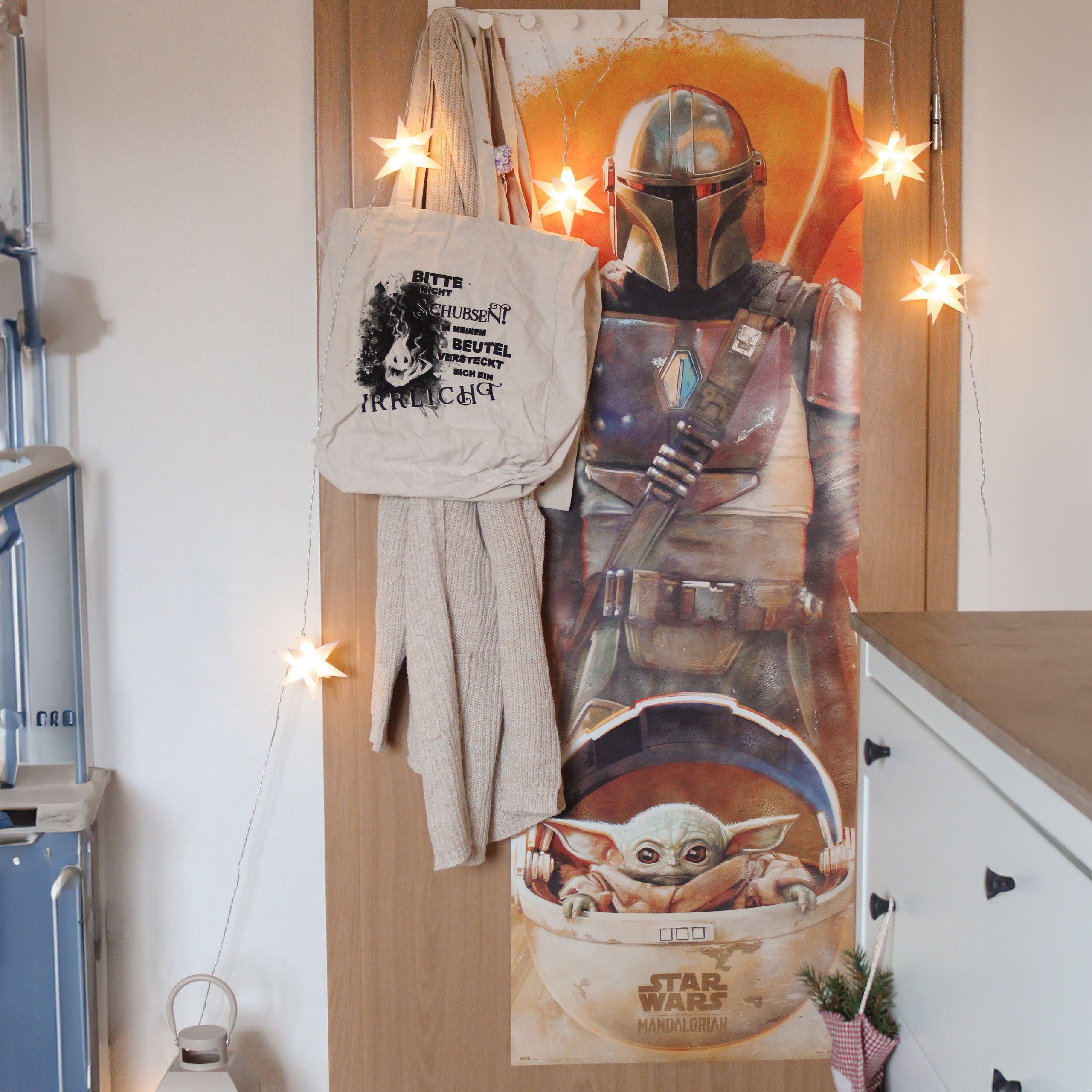 Imagen del producto Póster de puerta de The Mandalorian & Grogu - Star Wars