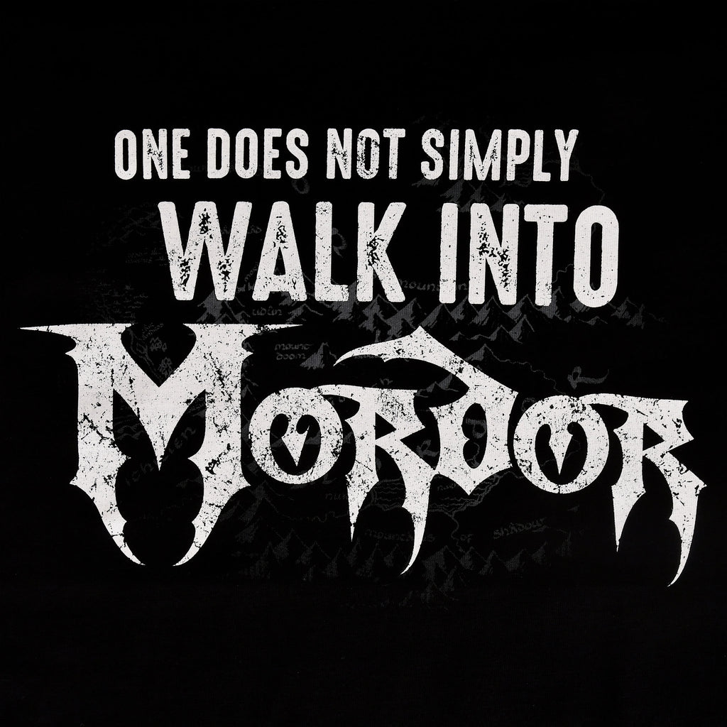 Imagen del producto Señor de los Anillos - Camiseta negra Walk Into Mordor