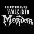 Imagen del producto Señor de los Anillos - Camiseta negra Walk Into Mordor