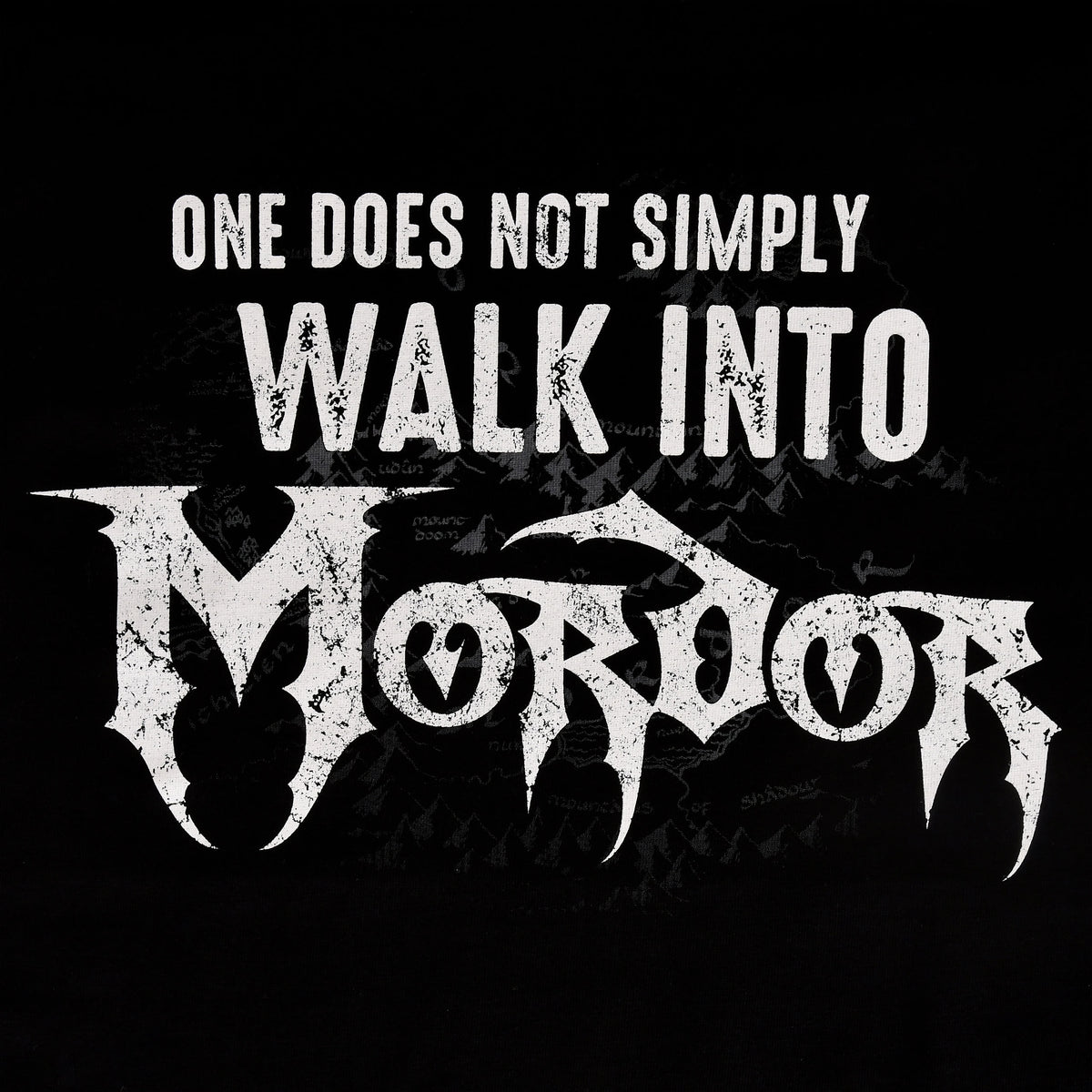 Imagen del producto Señor de los Anillos - Camiseta negra Walk Into Mordor