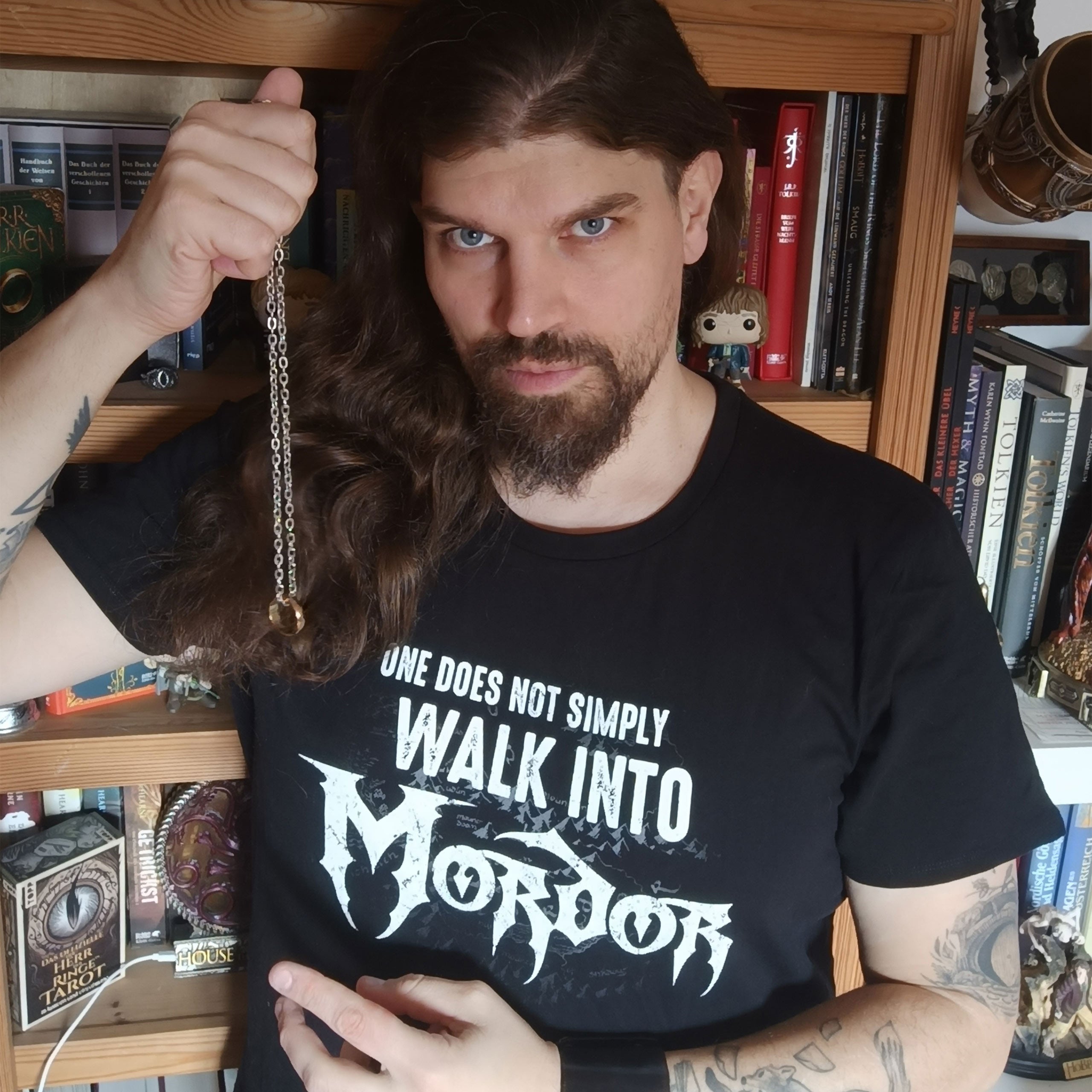 Imagen del producto Señor de los Anillos - Camiseta negra Walk Into Mordor