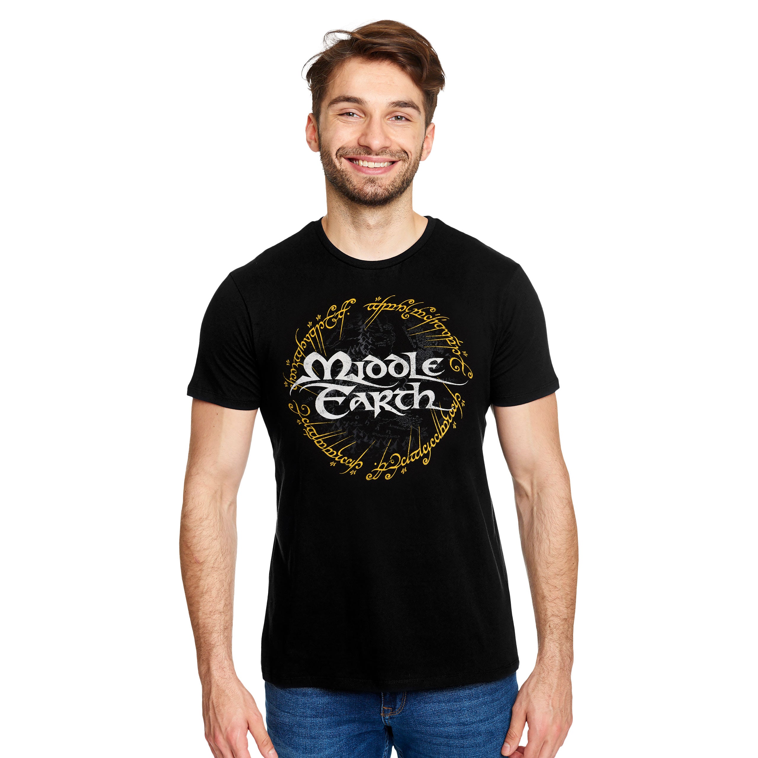 Imagen del producto Señor de los Anillos - Camiseta de la Tierra Media negra