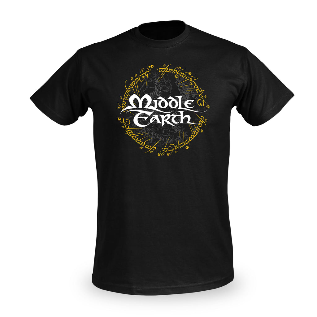 Imagen del producto Señor de los Anillos - Camiseta de la Tierra Media negra