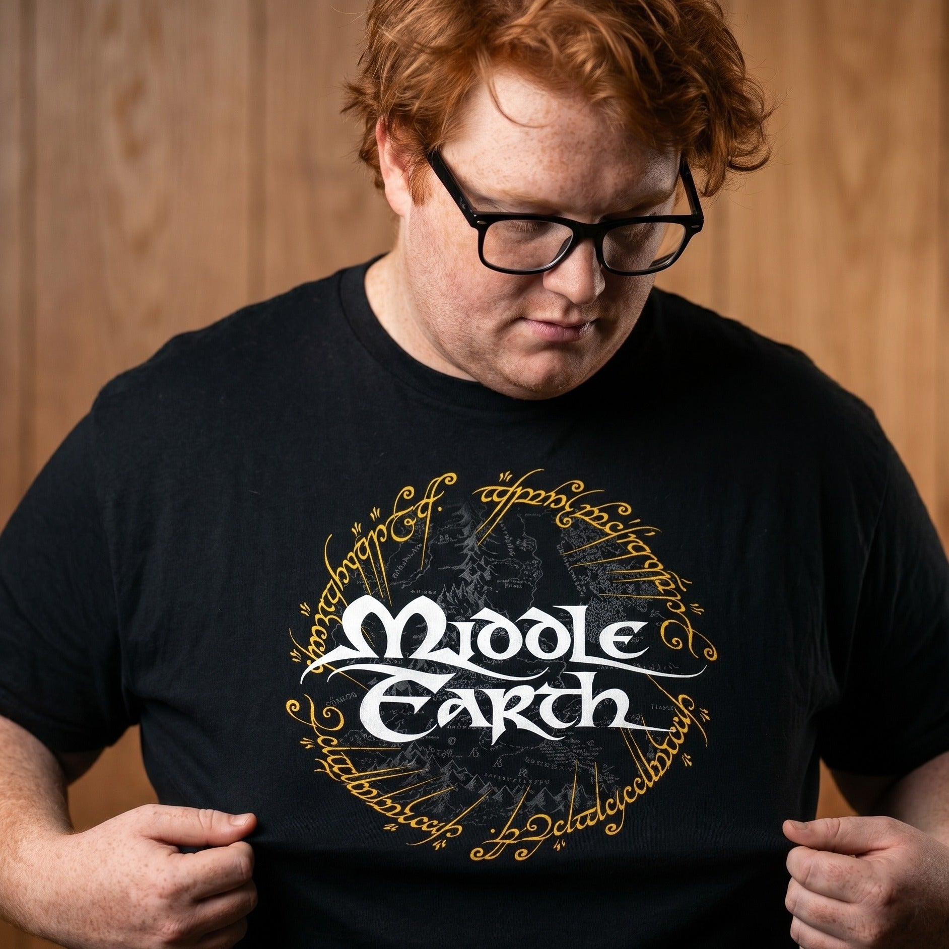 Imagen del producto Señor de los Anillos - Camiseta de la Tierra Media negra