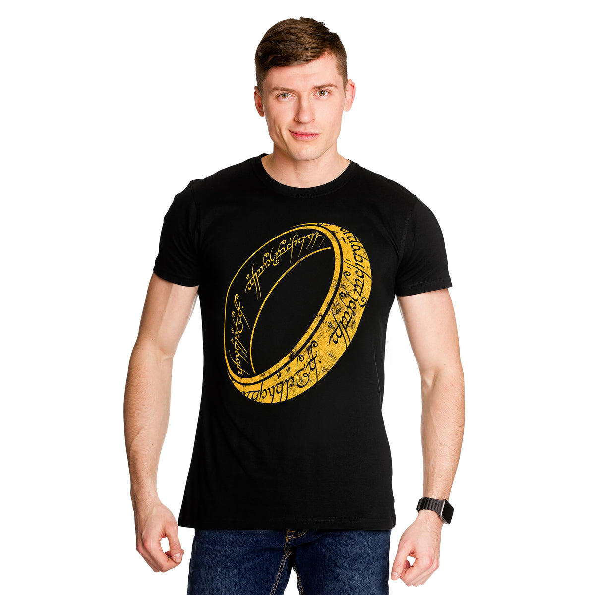 Imagen del producto Señor de los Anillos - One Ring to Rule Camiseta negra