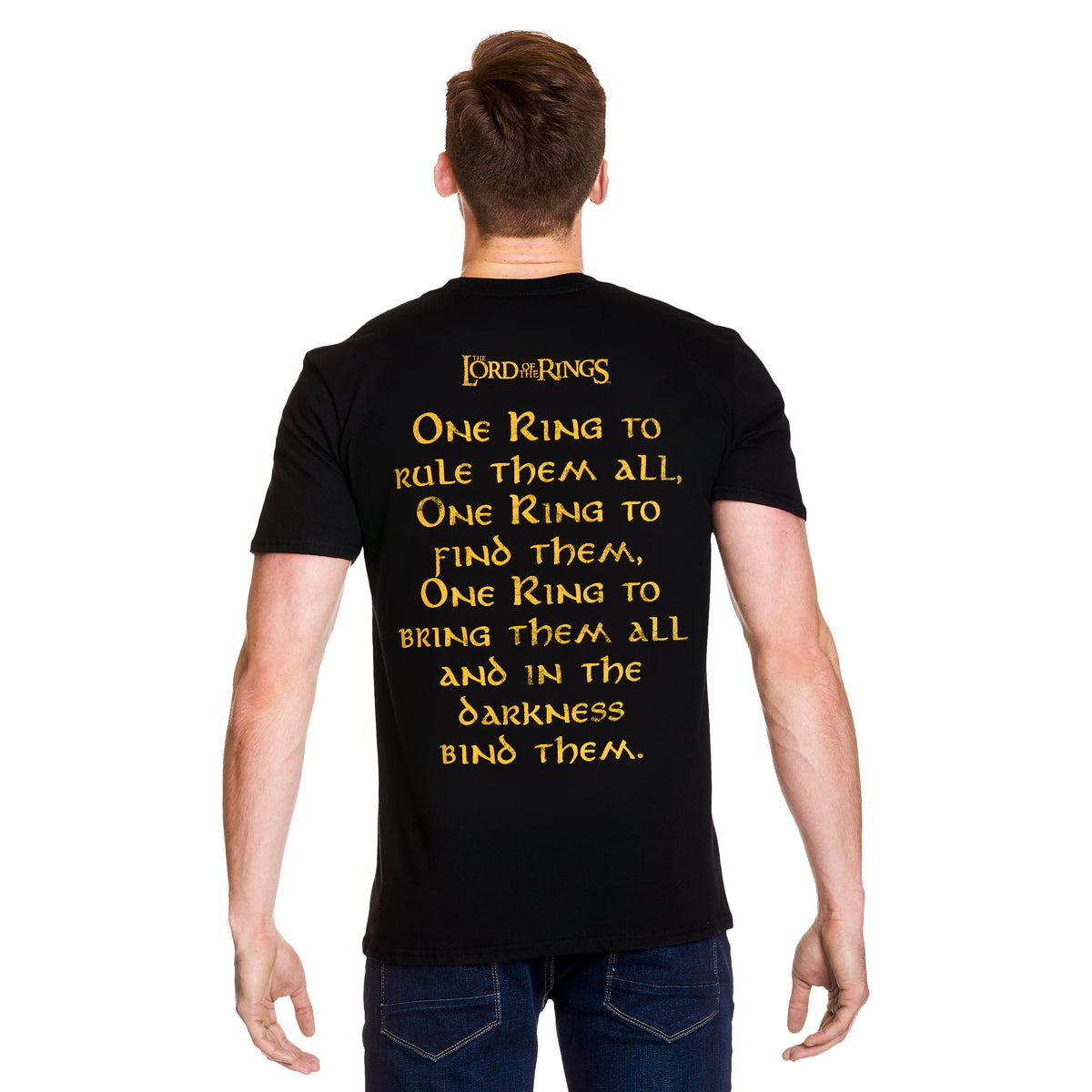 Imagen del producto Señor de los Anillos - One Ring to Rule Camiseta negra