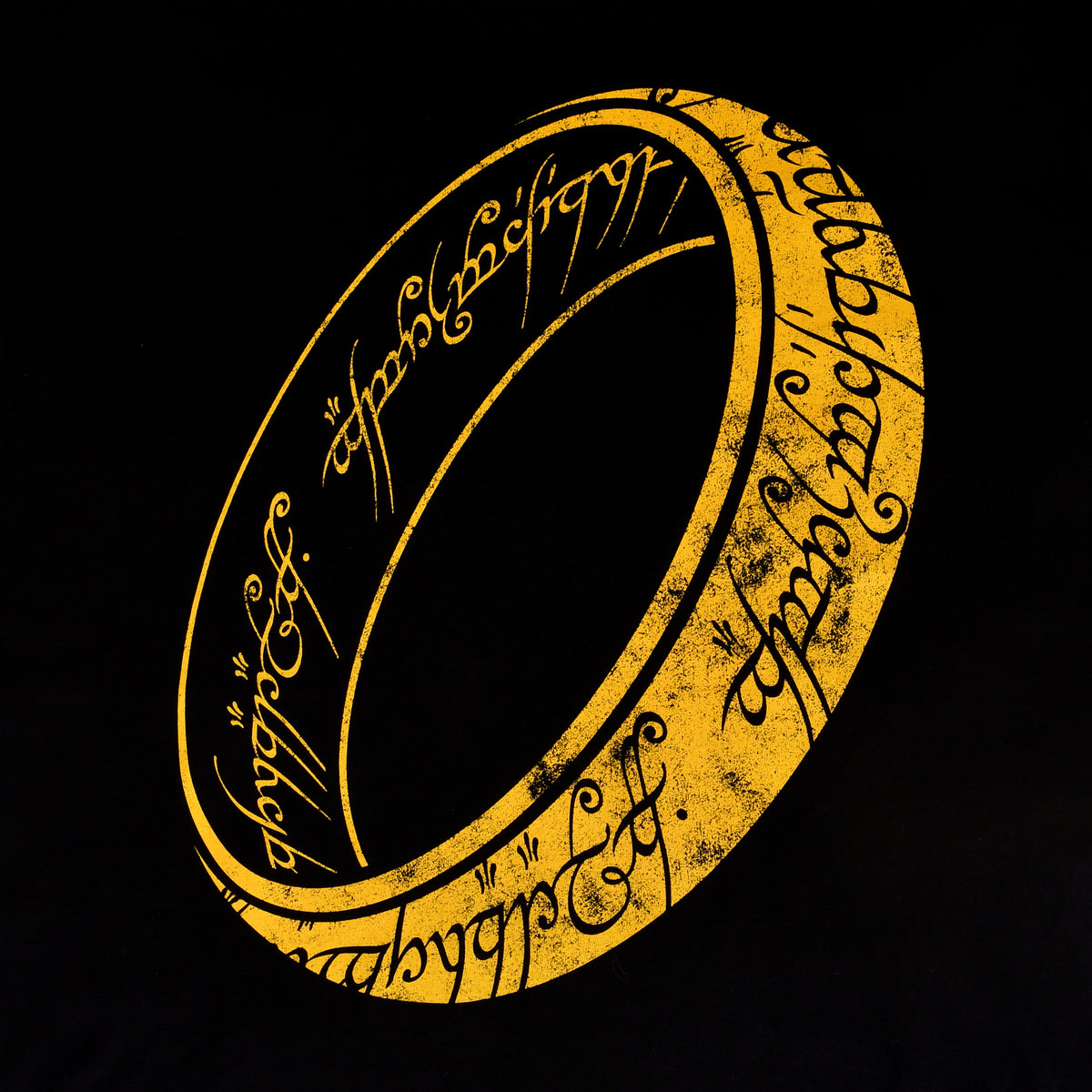 Imagen del producto Señor de los Anillos - One Ring to Rule Camiseta negra