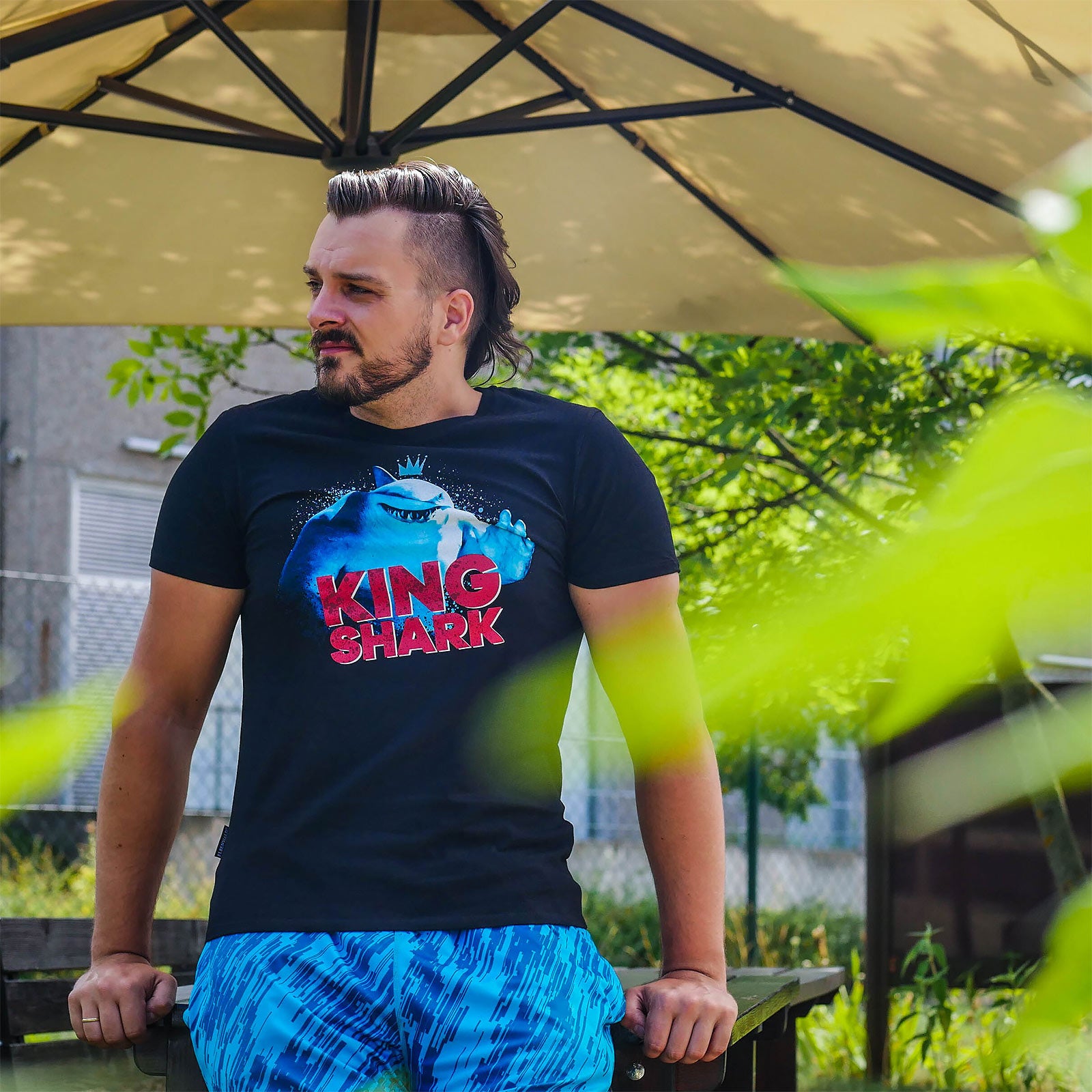 Imagen del producto The Suicide Squad - Camiseta King Shark negra