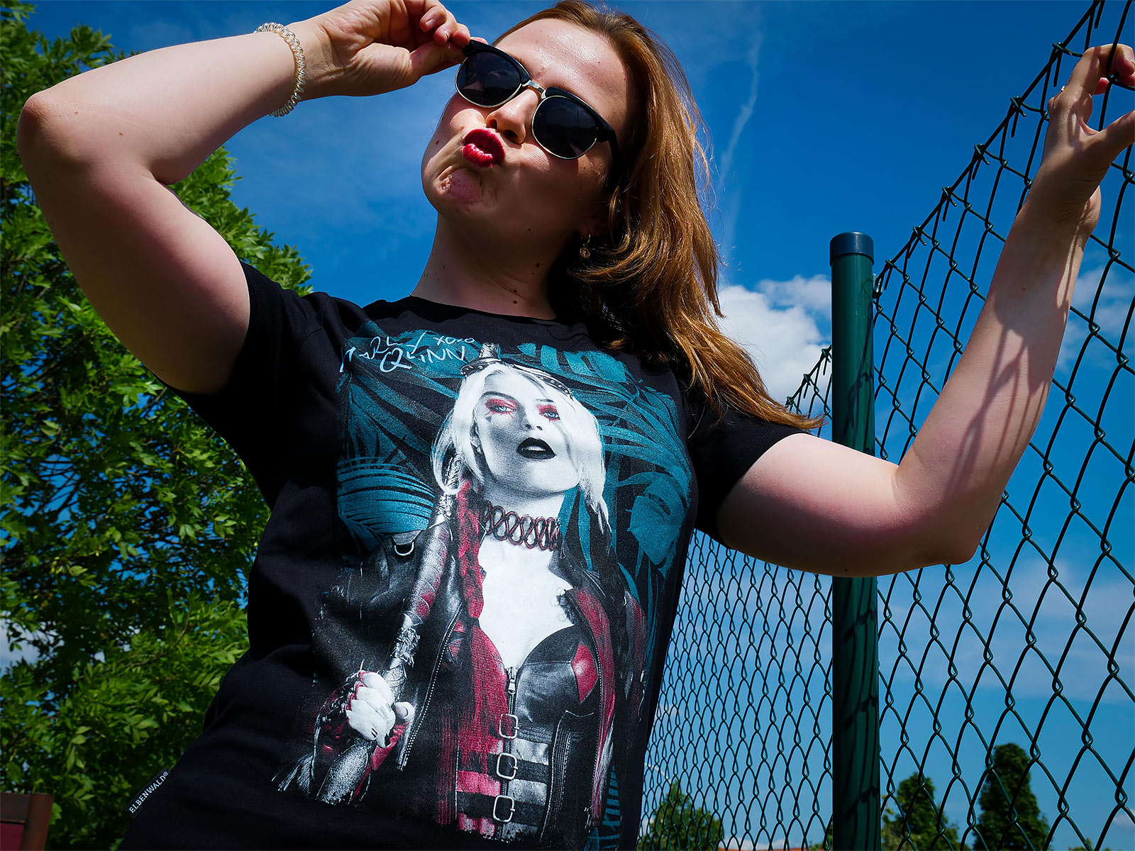 Imagen del producto Camiseta negra de Harley Quinn - The Suicide Squad