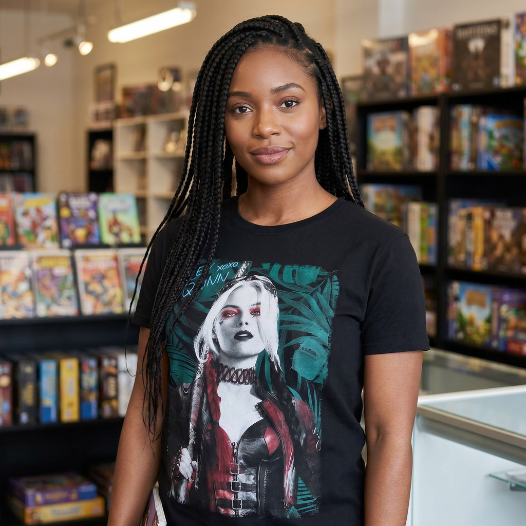 Imagen del producto Camiseta negra de Harley Quinn - The Suicide Squad