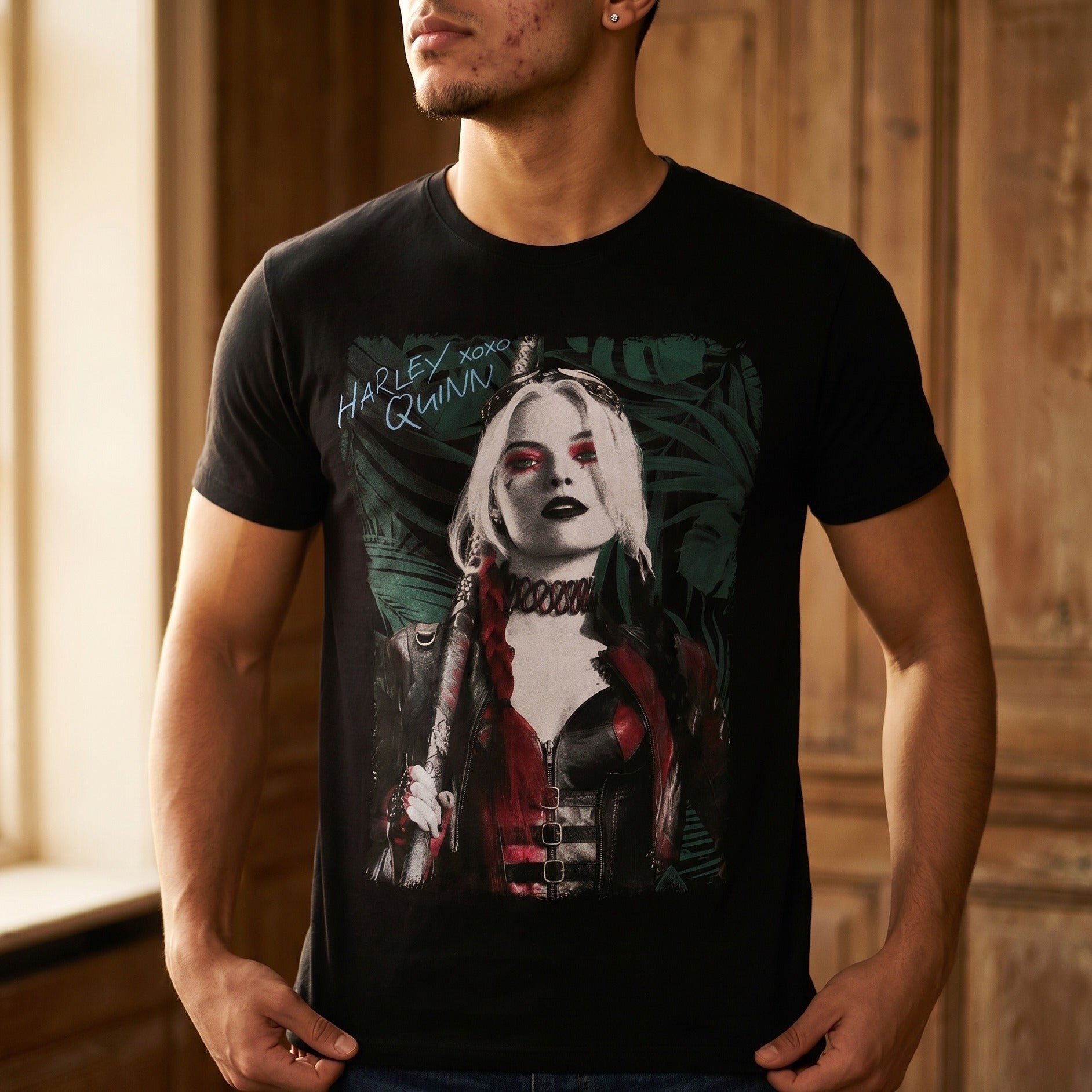 Imagen del producto Camiseta negra de Harley Quinn - The Suicide Squad