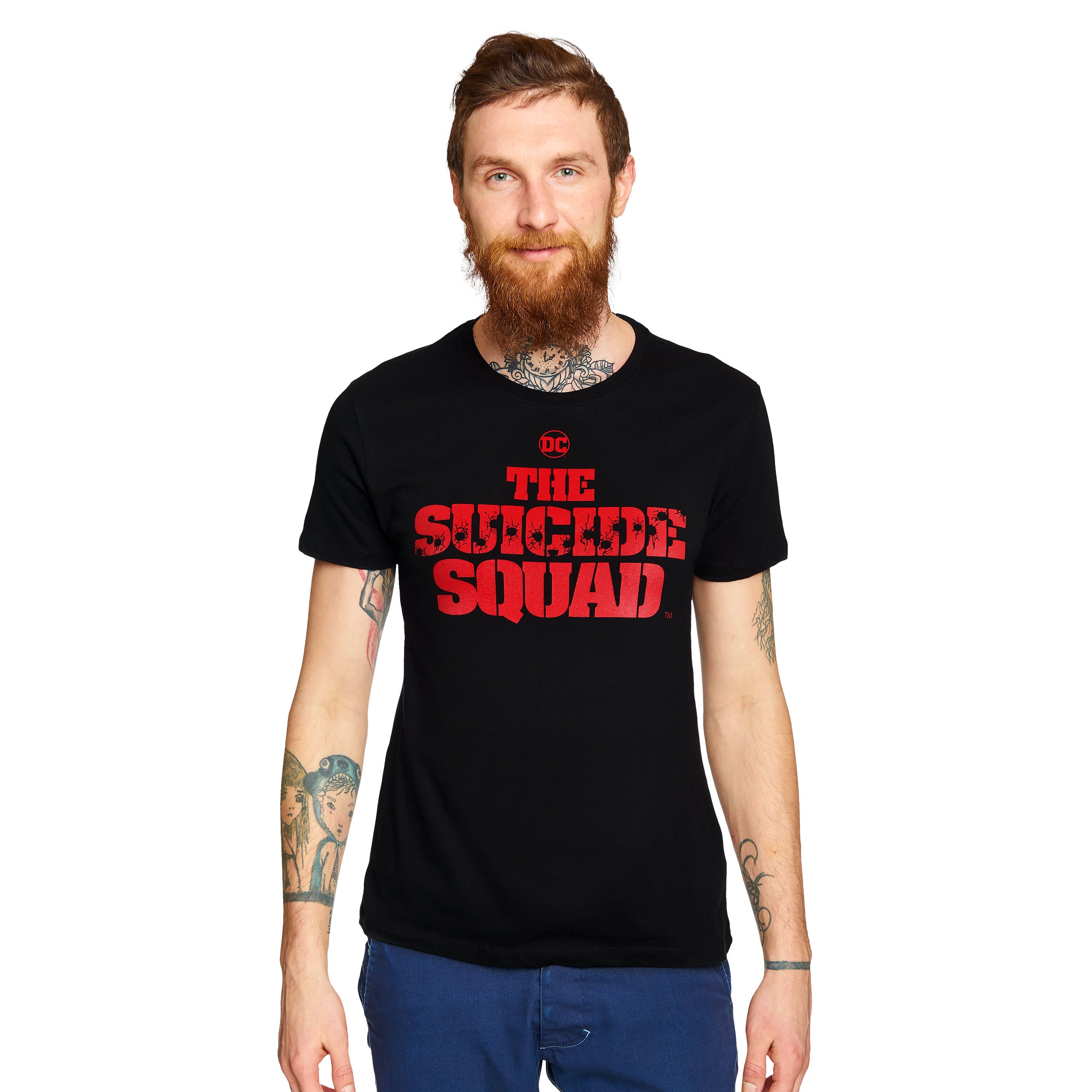 Imagen del producto The Suicide Squad - Camiseta negra con logo de Shot