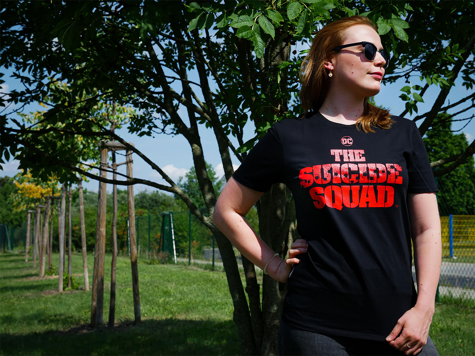 Imagen del producto The Suicide Squad - Camiseta negra con logo de Shot